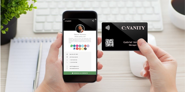 Despre cartea de vizită electronică